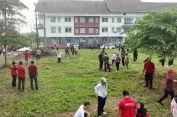 Jelang Kapolri Cup 2024,Kawasan GWH Lampung Selatan Dibersihkan