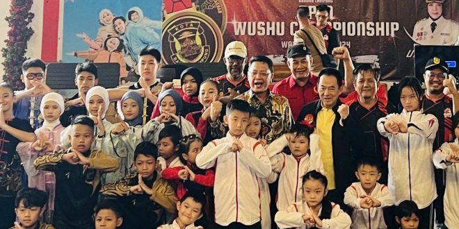 Lewat Wushu Open Championship Piala Walikota Bandar Lampung, Bunda Eva Dukung Pembinaan Atlet