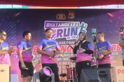 Walikota Bandarlampung Semarakkan Bhayangkara Run 2024