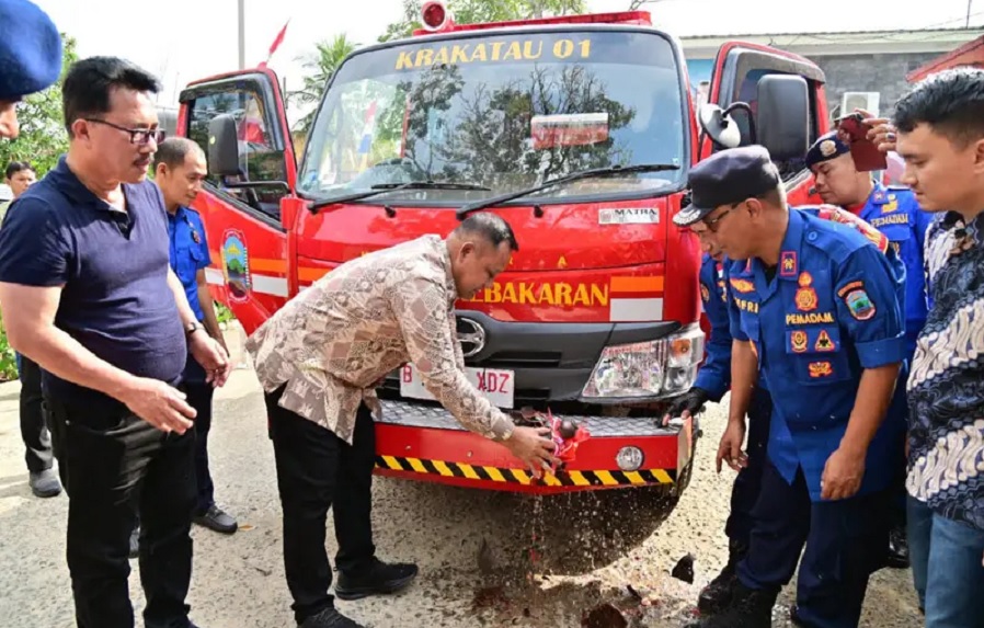 Dinas Damkar Lampung Selatan Tambah Armada Baru