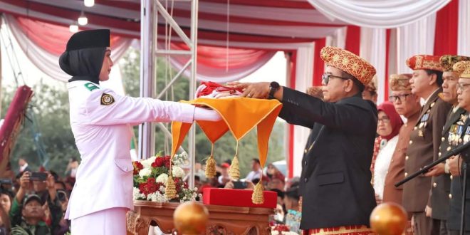 Kota Baru Jadi Saksi Sejarah : PJ. Gubernur Lampung Pimpin Upacara HUT Ke-79 RI Pertama di Kota Baru