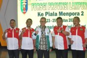 Sekdaprov Lampung Lepas Kontingen FORSGI Menuju Piala Menpora 2, Dorong Optimisme dan Semangat Juang Atlet Muda