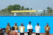 Pj. Gubernur Samsudin Dampingi Presiden Joko Widodo, Resmikan Sistem Penyediaan Air Minum (SPAM)