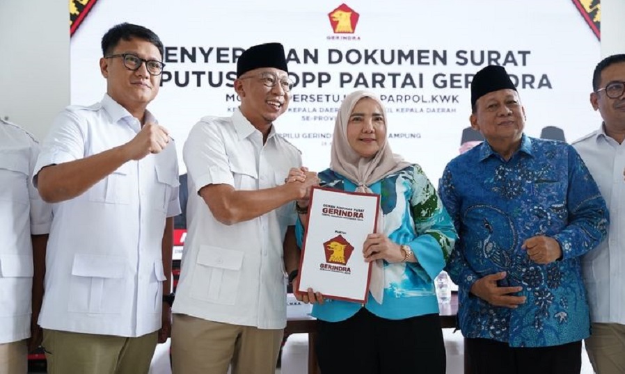 Bukan Reihana, Gerindra Usung Eva Dwiana di Pilwakot Bandar Lampung