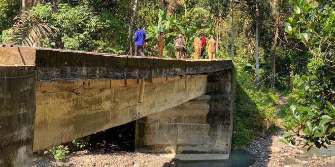 Guna Assesment Pembangunan Jembatan, Dinas PUPR Pesawaran Kunjungi Dusun Pancur