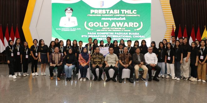 Pj. Gubernur Samsudin Apresiasi Paduan Suara THLC yang Meraih Gold Award dalam Ajang Bergengsi “Singapore International Choral Festival 2024”