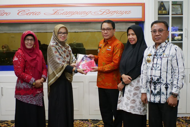 FGMPL Audiensi Walikota Metro Wahdi Siradjjudin , Ingin Jalin Kerjasama Bidang Peningkatan Literasi