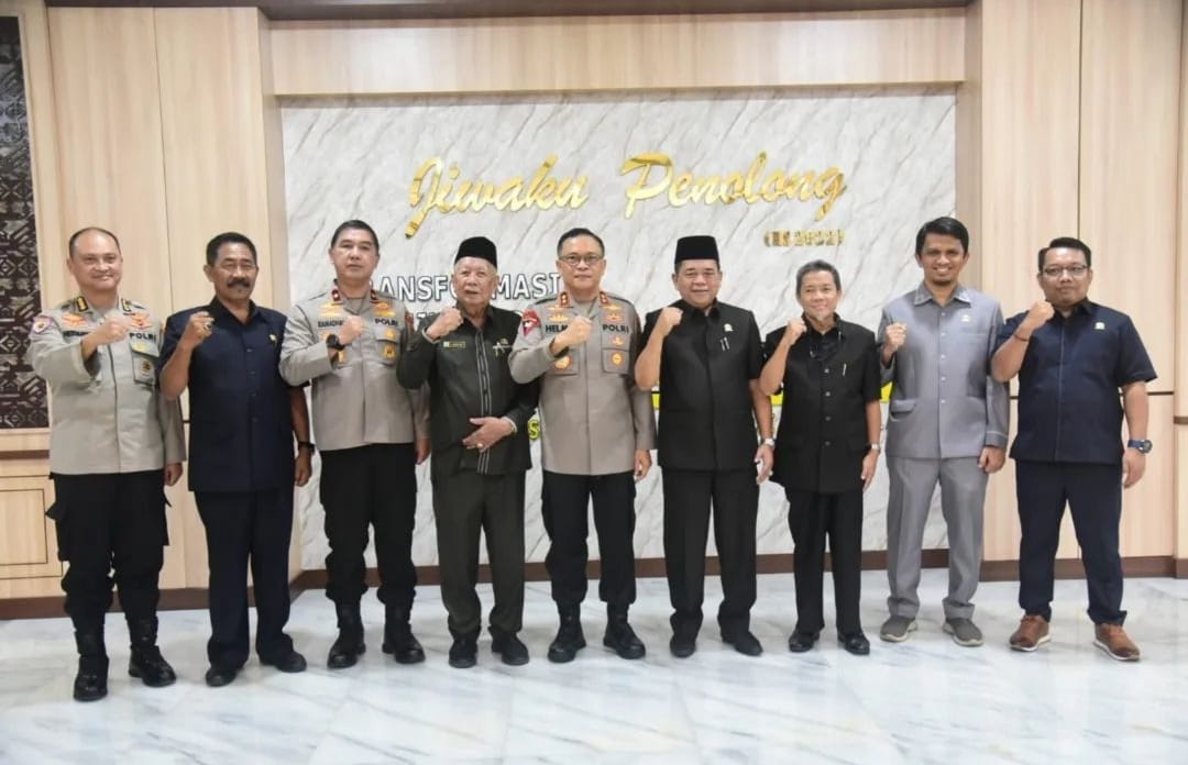 Kunjungan Komisi I DPRD Lampung, Kapolda Komitmen Tegakkan Hukum Tanpa Ganggu Pembangunan