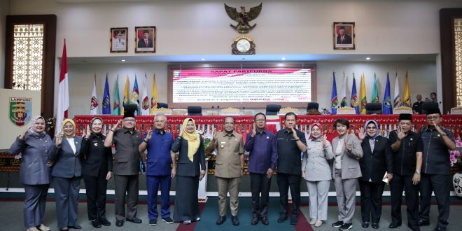 Pemprov Lampung dan DPRD Setujui Raperda RPJPD Tahun 2025- 2045