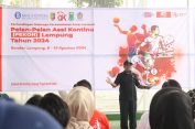Samsudin Pj Gubernur Lampung Buka Pekan Olahraga Persahabatan Antar Instansi