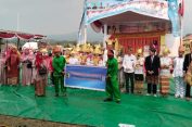 Festival Adat Budaya Lampung Di Selenggarakan Di Lapangan Tritura Kecamatan Kedondong