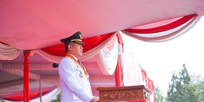 Bupati Dendi Pimpin Upacara Peringatan HUT RI ke-79 dan Gelar Ramah Tamah dengan Para Pejuang