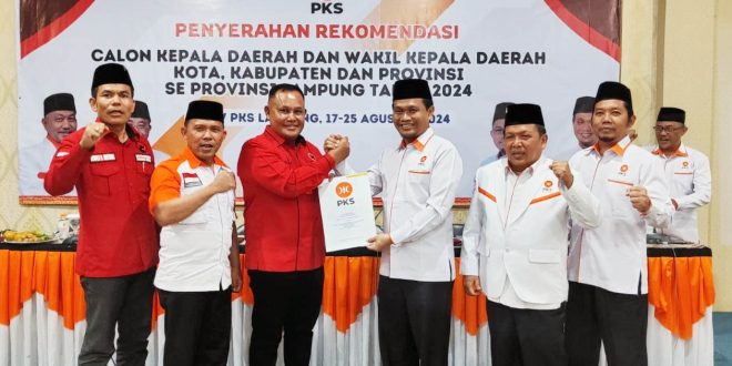 Dapat Rekomendasi PKS, Nanang – Beriman Siap Berlayar di Pilkada Lampung Selatan