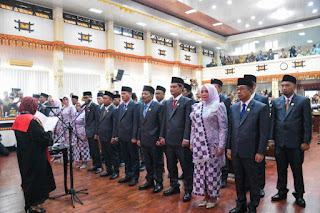 25 Anggota DPRD Kota Metro Masa Bakhti 2024-2029 Resmi Dilantik