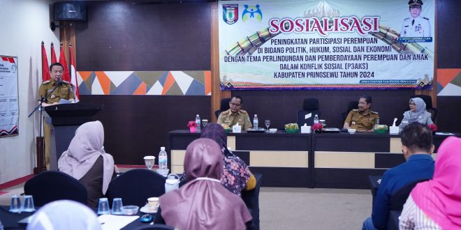 PJ.Bupati Pringsewu Buka Sosialisasi P3AKS