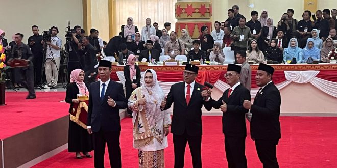 DPRD Bandar Lampung 2024-2029 Resmi Dilantik, Gerindra Gantikan PDIP Dikursi Ketua
