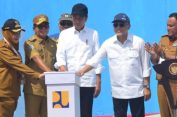 Walikota Eva Dwiana Dampingi Presiden Jokowi Resmikan SPAM Kota Bandar Lampung