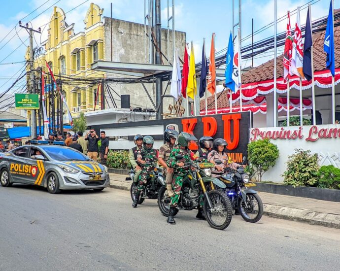 Polda Lampung Siap Jaga Kondusivitas Pendaftaran Cakada di KPU