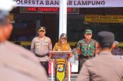 Walikota Bandar Lampung Pimpin Apel Pasukan Ops Mantap Praja Krakatau 2024
