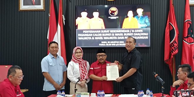 Nanda-Antonius Terima Surat B1KWK dari PDIP