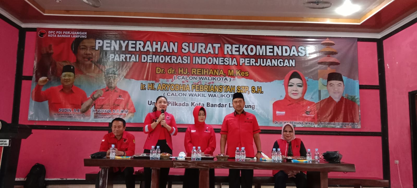 Bersama PDI-P Reihana-Aryodhia Optimistis Menang di Pilwakot