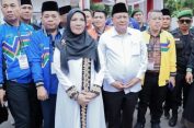 Diusung 9 Parpol, Petahana Eva-Deddy Daftar di KPU Bandar Lampung