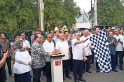 Samsduin Pj. Gubernur Lampung Bersama Menteri Perdagangan RI Lepas Ekspor Produk Olahan Kelapa