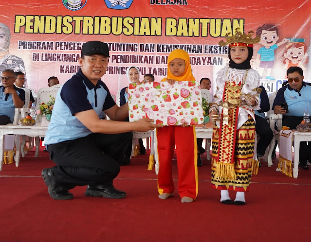 Marindo Kurniawan Pj .Bupati Kabupaten Pringsewu Terbutkan Keputusan Lokus Kemiskinan Ekstrem