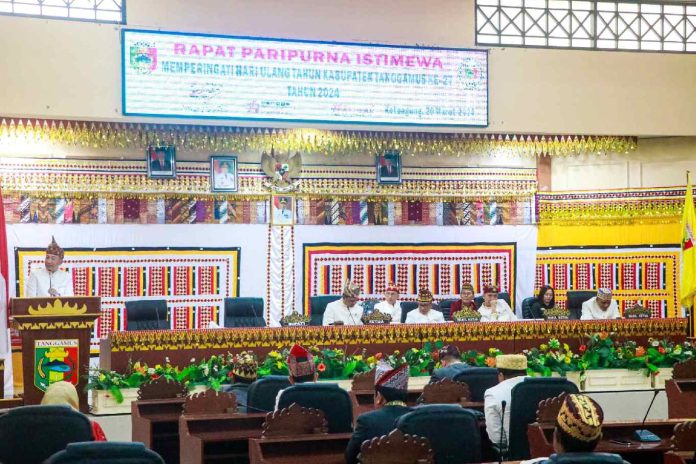 DPRD Kabupaten Tanggamus Gelar Paripurna Istimewa Hari Jadi Ke-27