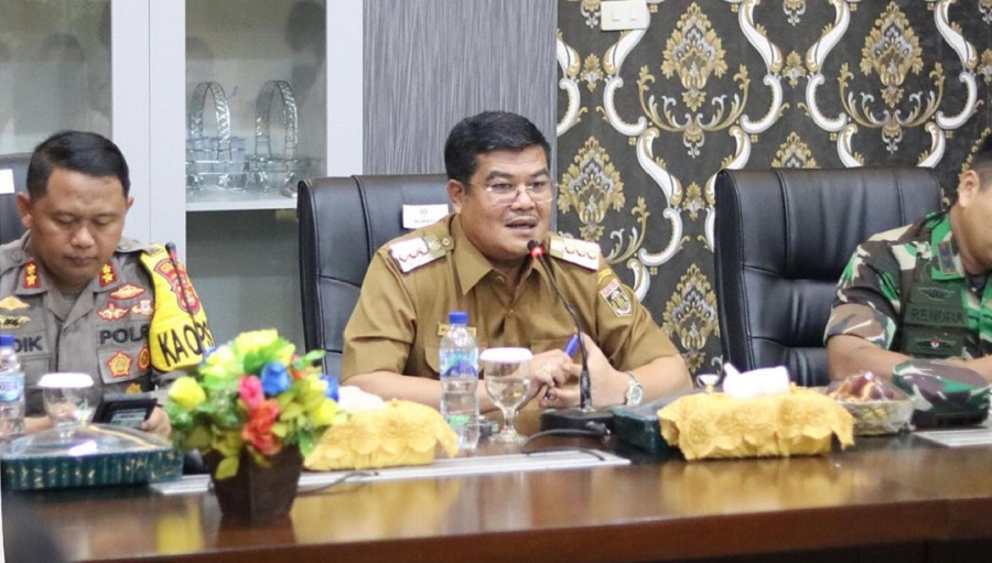 Bupati Lampung Tengah Rakor Menjelang Bulan Ramadhan dan Idul Fitri