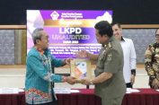 Bupati Musa Ahmad Hadiri Penyerahan Laporan Keuangan Tahun 2023