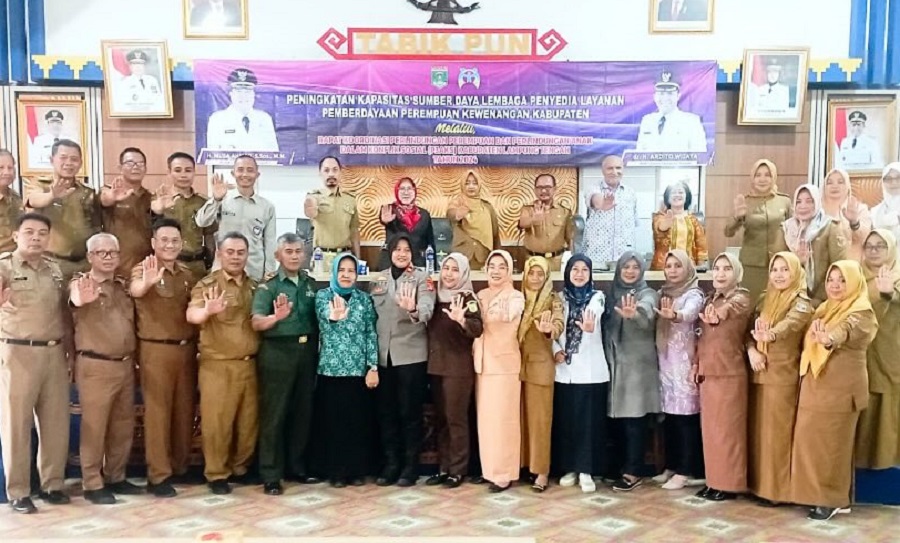 Dinas PPPA Lampung Tengah Rapat Koordinasi P3AKS