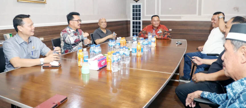 Nanang Ermanto Silaturahmi Ke Mantan Wakil Bupati Lampung Selatan Periode 2010-2015 Eki Setyanto