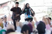 Kampanye Pertama Petahana Eva Dwiana-Deddy Amarullah Sosialisasikan Program Kerja