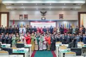 Pj. Gubernur Lampung Hadiri Rapat Paripurna Istimewa DPRD, Pelantikan Anggota DPRD Provinsi Lampung Periode 2024-2029