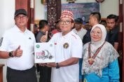 Pj. Gubernur Samsudin dan Ibu Maidawati Tinjau Penanggulangan Stunting dan Posyandu di Lamban Pancasila, Liwa, Lampung Barat