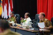 Pj. Gubernur Samsudin Pimpin Rapat Persiapan Asistensi Evaluasi Kinerja Penjabat Gubernur Semester Pertama