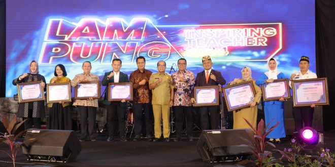 Pj. Gubernur Samsudin Buka Acara “Lampung Inspiring Teacher Fest 2024” dalam Rangka HUT Lampung Post ke-50