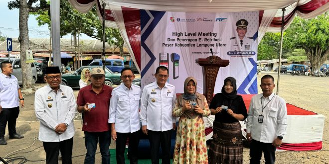 Lampung Utara Semakin Digital Dengan E-Retribusi Pasar