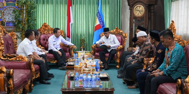 Pj. Bupati Pringsewu Dr. Marindo Kurniawan, ST., MM Terima Kunjungan Silaturahmi Dewan Pengurus Masjid Kabupaten Pringsewu