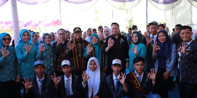 Pj. Gubernur Samsudin Bersama Ibu Maidawati Tinjau Penanggulangan Stunting dan Posyandu