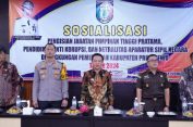 Pj. Bupati Pringsewu Dr. Marindo Kurniawan, ST., MM Membuka Sosialisasi Pengisian Jabatan Tinggi Pratama dan Pendidikan Anti Korupsi