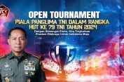 Semarak HUT Ke-79, TNI Gelar Open Tournament Piala Panglima TNI