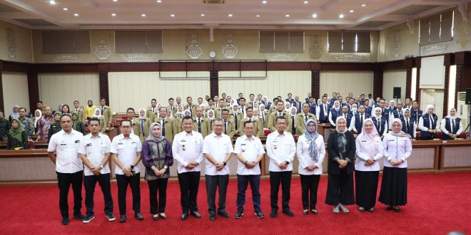 Pemprov Lampung Terima Kunjungan Tim Studi Lapangan Pelatihan Kepemimpinan Pengawas Angkatan III dan IV Provinsi Sumatera Selatan Tahun 2024