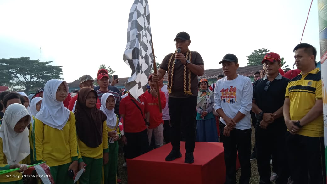 Bupati Lamsel Apresiasi Antusias Masyarakat Ikuti Jalan Sehat Wisata Gembira di Kecamatan Penengahan