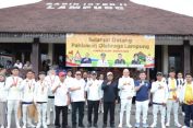 Pj. Gubernur Sambut Kontingen PON Lampung, Berhasil Pertahankan Posisi 10 Besar dengan Membawa Pulang 68 Medali