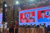Pilgub Lampung 2024,Arinal- Sutono Nomor Urut 1 RMD-Jihan Nomor Urut 2