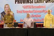 Pj. Bunda PAUD Lampung Buka Konferensi Daerah Gabungan Organisasi Penyelenggara Taman Kanak-Kanak Indonesia Provinsi Lampung