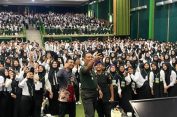 Kasrem 043/Gatam Sampaikan Wawasan Kebangsaan Kepada 1.731 Mahasiswa Baru Universitas Malahayati