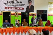Anggota DPRD Provinsi Lampung Amrullah BS, Mengadakan Sosialisasi Pembinaan Ideologi Pancasila